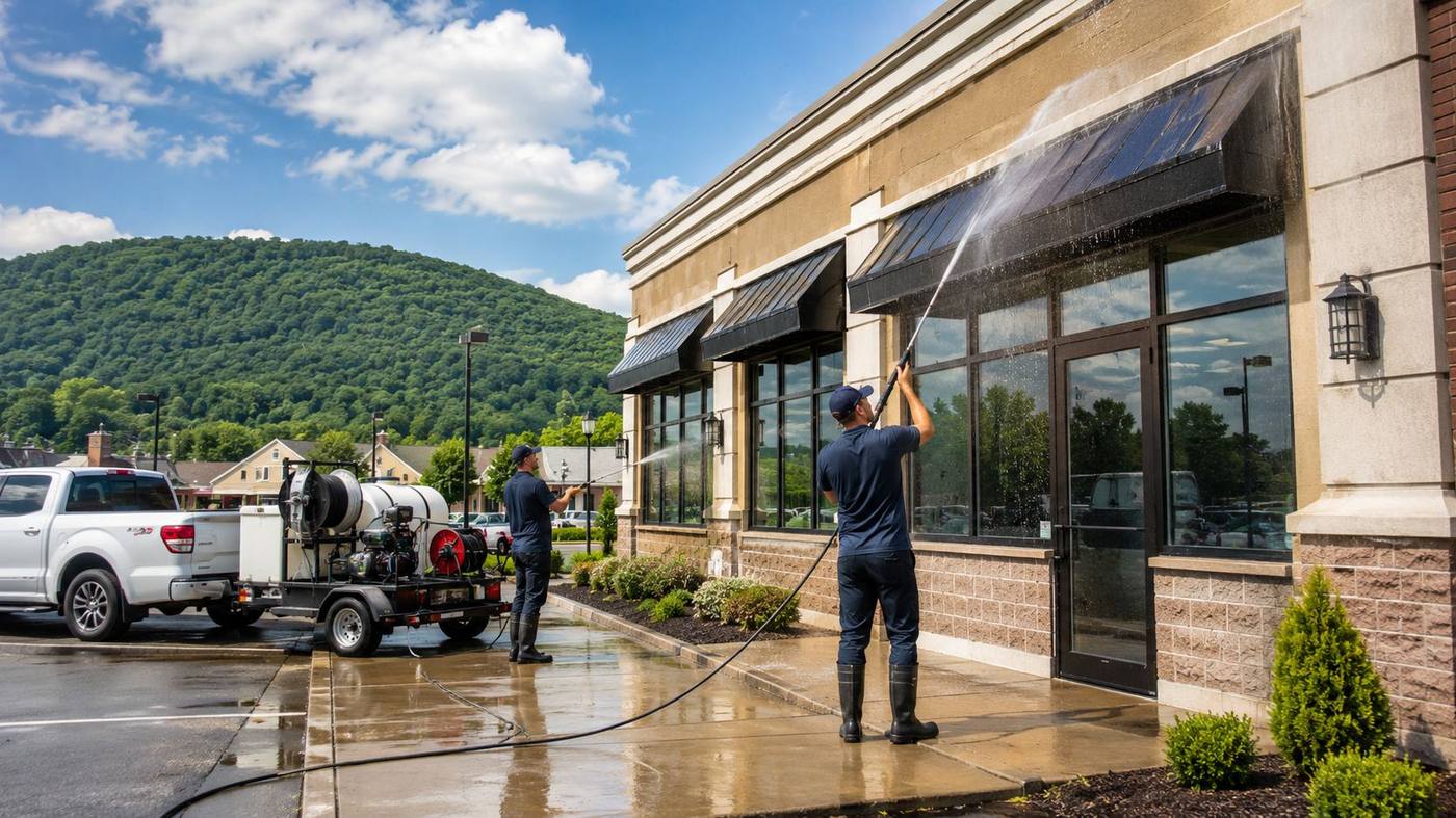 Storefront & Building Washing in Mapleton, PA
