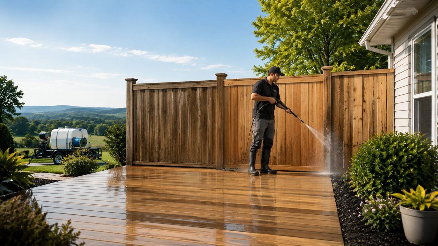Deck, Fence & Porch Cleaning in Centerville, PA